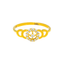 22K Yellow Gold and CZ Ring (1.3 grams)