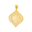 22K Yellow Gold Filigree Pendant (4 grams)