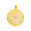 22K Yellow Gold Filigree Pendant (1.6 grams)