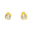 22K Yellow Gold & Cubic Zirconia Stud Earrings (1.8 grams)