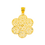22K Yellow Gold Filigree Pendant (2.3 grams)