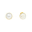 22K Yellow Gold & Pearl Stud Earrings (1 gram)