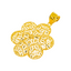 22K Yellow Gold Filigree Pendant (2.3 grams)