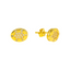 22K Yellow Gold & Cubic Zirconia Stud Earrings (1.9 grams)