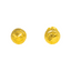 22K Yellow Gold & Cubic Zirconia Stud Earrings (1.7 grams)
