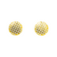22K Yellow Gold & Cubic Zirconia Stud Earrings (2.8 grams)