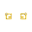 22K Yellow Gold & Cubic Zirconia Stud Earrings (2 grams)