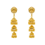 22K Yellow Gold Layered Jhumka Earrings (15.1gm)