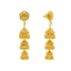22K Yellow Gold Layered Jhumka Earrings (15.1gm)