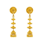 22K Yellow Gold Layered Jhumka Earrings (10.8gm)