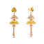 22K Multi-Tone Gold Jhumka Earrings (15.9gm)