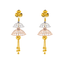22K Multi-Tone Gold Jhumka Earrings (12.6gm)