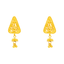 22K Yellow Gold Filigree Earrings (5.2 grams)