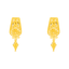 22K Yellow Gold Filigree Earrings (6.1 grams)