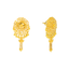 22K Yellow Gold Filigree Stud Earrings (5.8 grams)