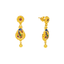 22K Gold Meenakari Peacock Earrings (7.5 grams)
