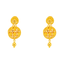 22K Yellow Gold Filigree Earrings (7 grams)