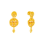 22K Yellow Gold Filigree Earrings (7 grams)