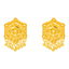 22K Yellow Gold Filigree Earrings (4.9 grams)