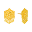 22K Yellow Gold Filigree Earrings (4.9 grams)