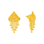 22K Yellow Gold Filigree Earrings (5 grams)