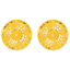 22K Yellow Gold Filigree Stud Earrings (7 grams)
