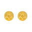 22K Yellow Gold Stud Earrings (1.9 grams)
