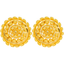 22K Yellow Gold Filigree Stud Earrings (4 grams)