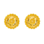 22K Yellow Gold Filigree Stud Earrings (5.7 grams)