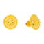 22K Yellow Gold Filigree Stud Earrings (5.4 grams)