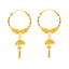 22K Yellow Gold Chandbali Earrings (6.9 grams)
