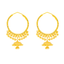 22K Yellow Gold Chandbali Earrings (7.5 grams)