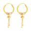 22K Yellow Gold Chandbali Earrings (3.9 grams)