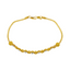 22K Multi-Tone Gold Beaded Bracelet (5.2 grams)
