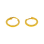 22K Yellow Gold Tiny Hoop Earrings (0.9 grams)
