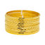 22K Yellow Gold Bangle Set of 12 (137.6 grams)