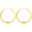 22K Yellow Gold Chandbali Earrings (2.5 grams)
