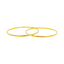 22K Yellow Gold Bangle Pair (21.2 grams)