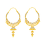 22K Yellow Gold Chandbali Earrings (12.1 grams)