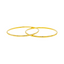 22K Yellow Gold Bangle Set of 12 (131.8 grams)