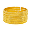 22K Yellow Gold Bangle Set of 12 (144.3 grams)