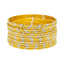 22K Multi-Tone Gold Bangle Set of 12 (136.3 grams)