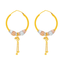 22K Yellow Gold Hoop Earrings (6.2 grams)