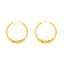 22K Yellow Gold Hoop Earrings (5.9 grams)