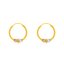 22K Yellow Gold Hoop Earrings (2.8 grams)