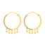 22K Yellow Gold Hoop Earrings (3.4 grams)