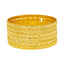 22K Yellow Gold Bangle Set of 6 (83 grams)