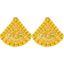 22K Yellow Gold Filigree Earrings (5 grams)