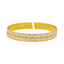 22K Multi-Tone Gold Bangle Set of 6 (84.1 grams)