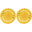 22K Yellow Gold Filigree Earrings (5.7 grams)